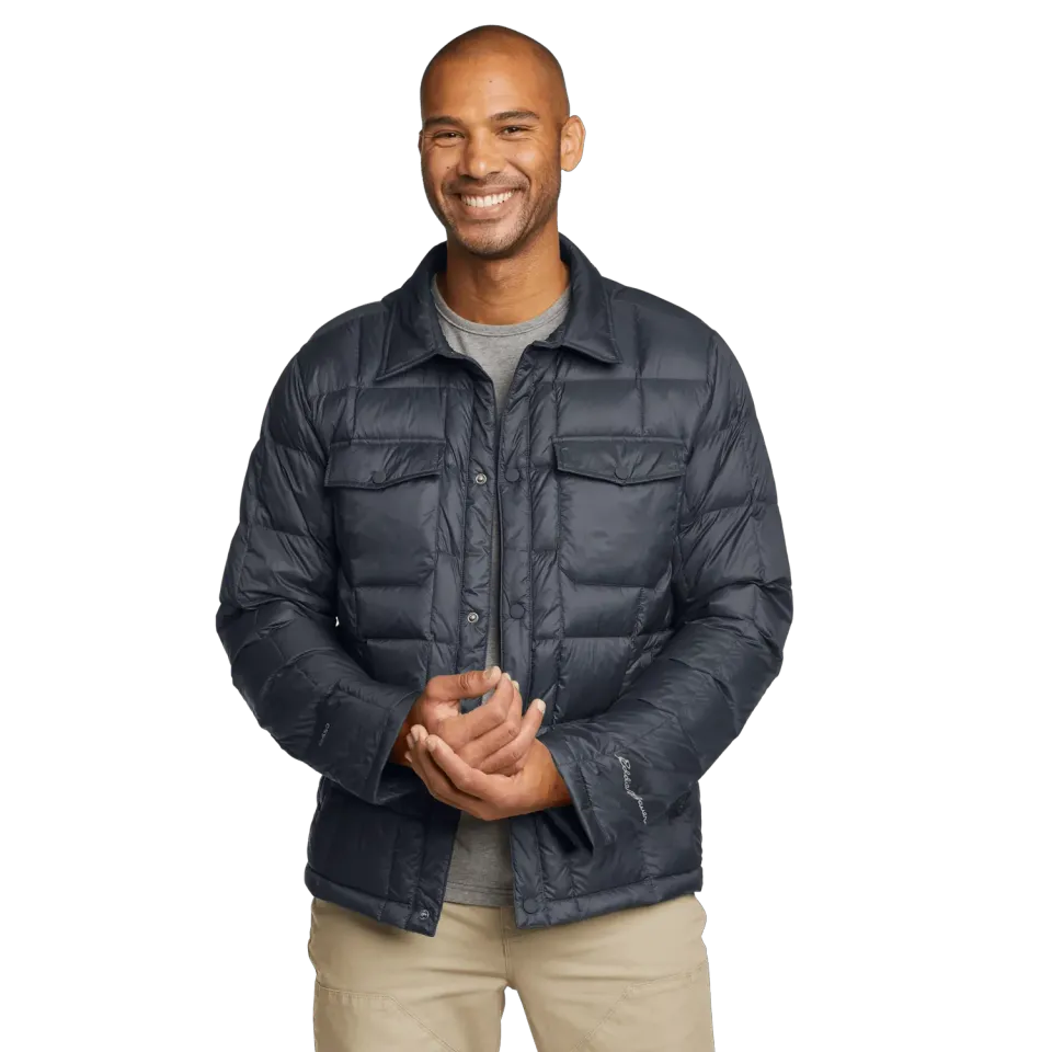 Eddie Bauer CirrusLite Down geaca-camasa Storm calduroasa