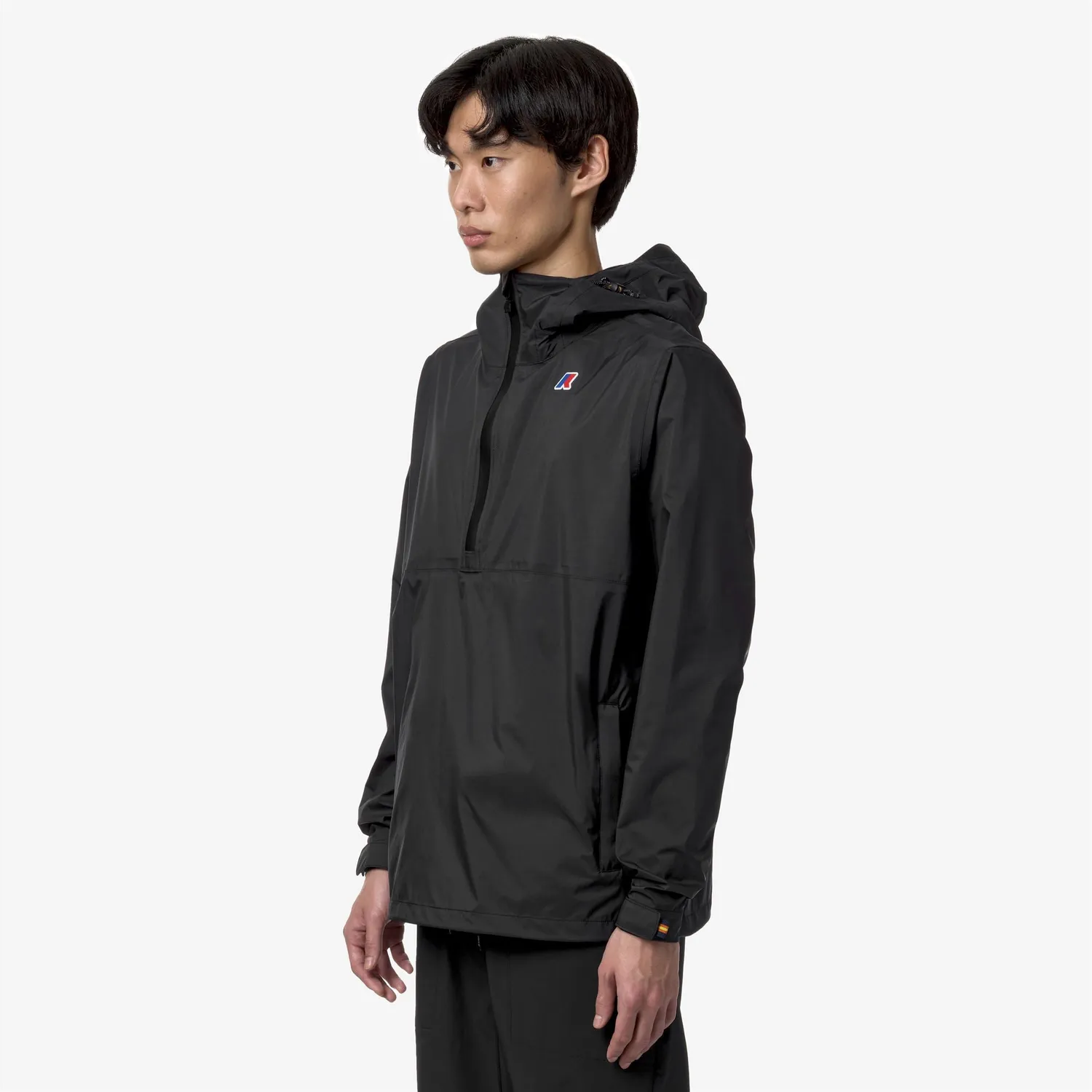K-Way Cleonte Travel geaca unisex Black Pure pliabila cu gluga