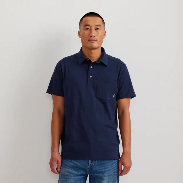 Eddie Bauer Baja tricou polo bărbați ivory M