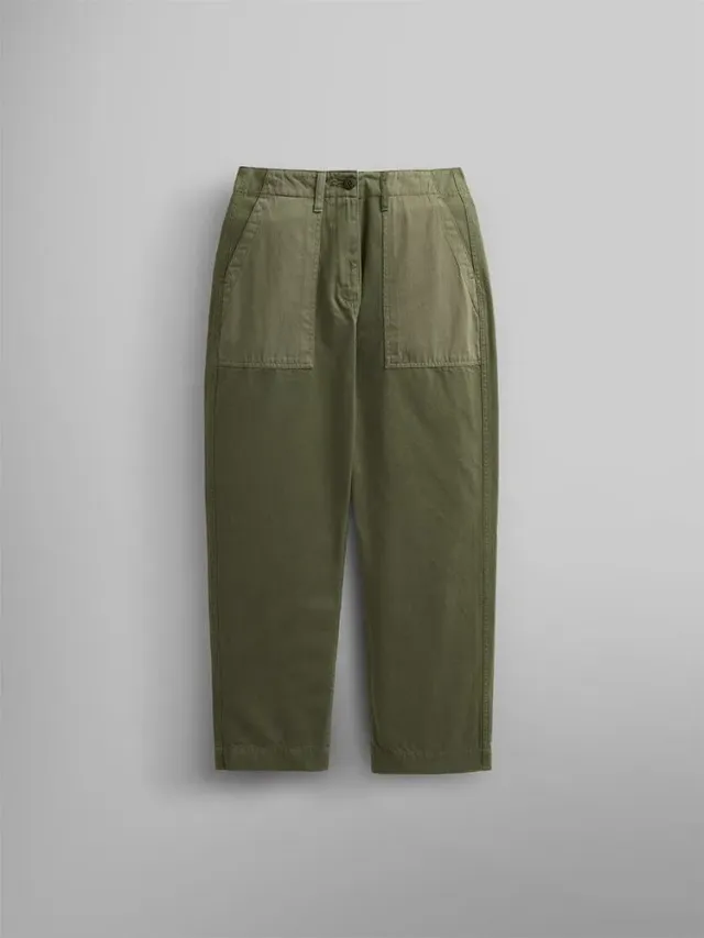 Alpha Industries Fatigue Mod pantaloni dama verde bumbac