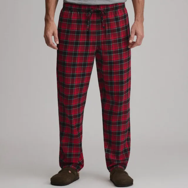 Eddie Bauer Flannel Woven pantaloni barbati bleumarin bumbac
