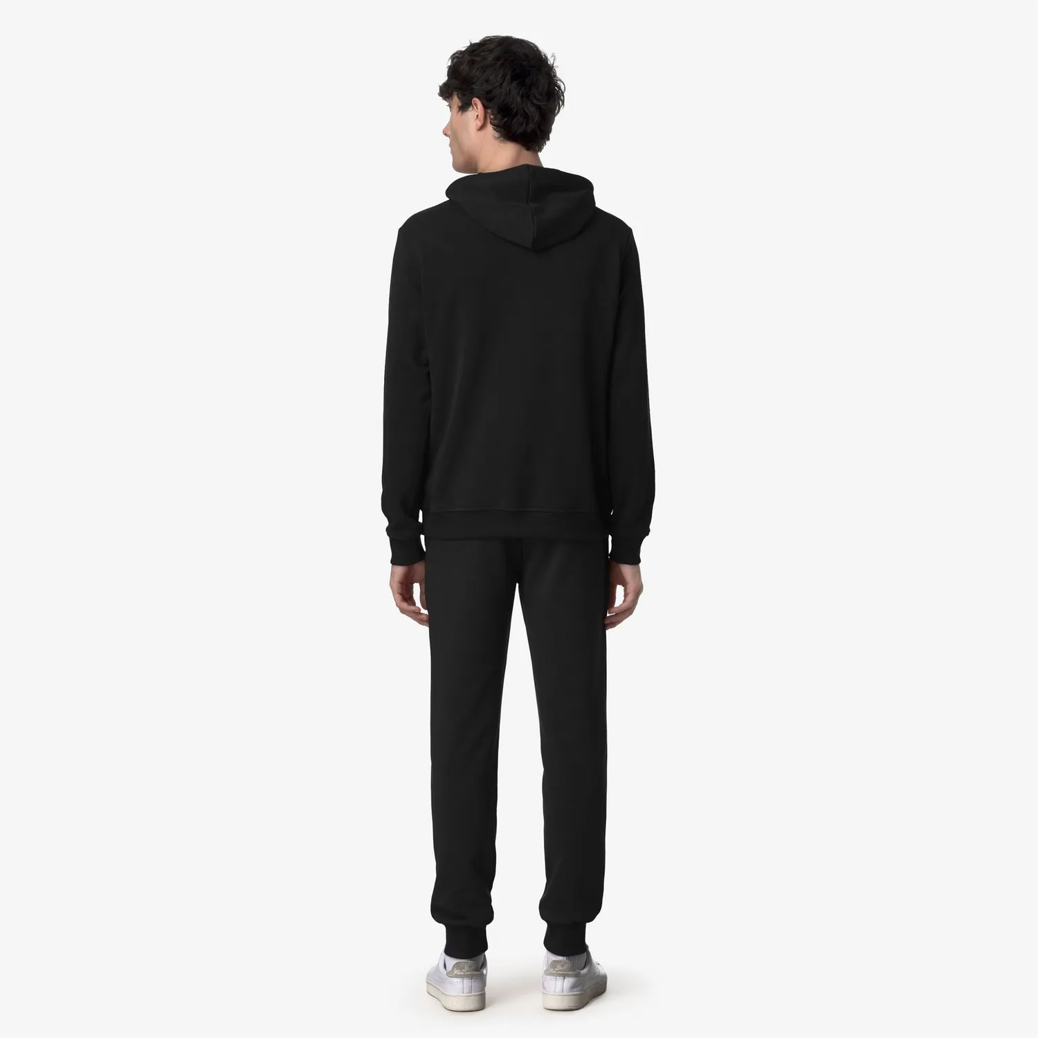 K-Way Bishop Poly Cotton pantaloni sport negri din bumbac