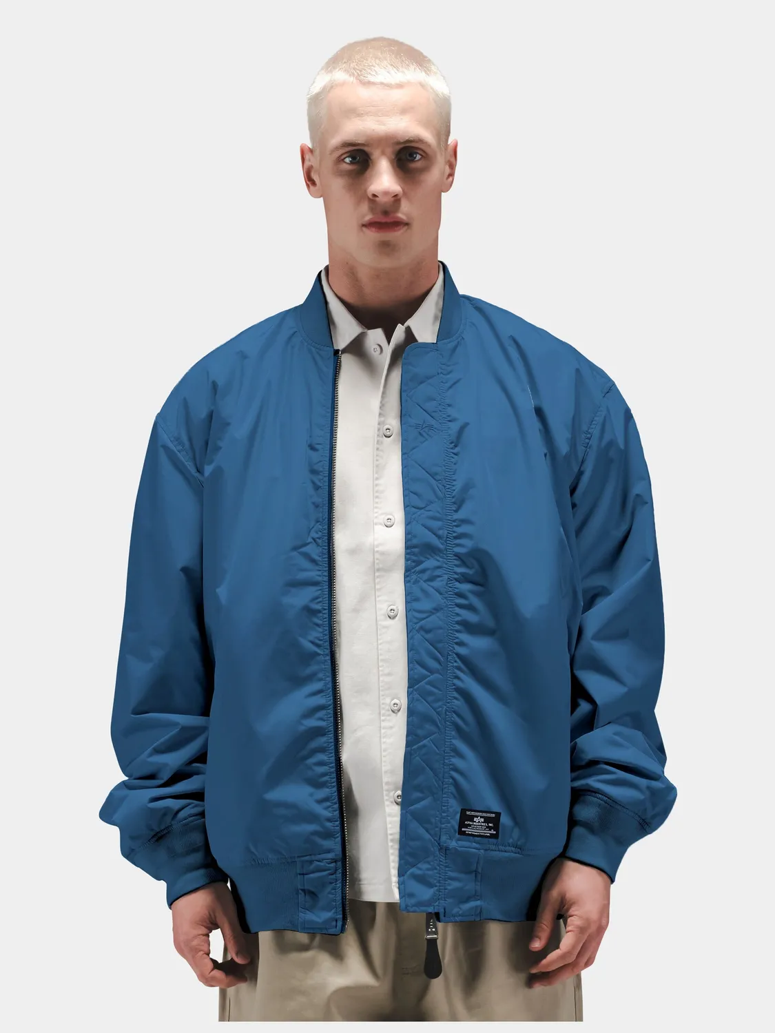 Alpha Industries L-2B Oversized geacă Denim Blue reversibilă