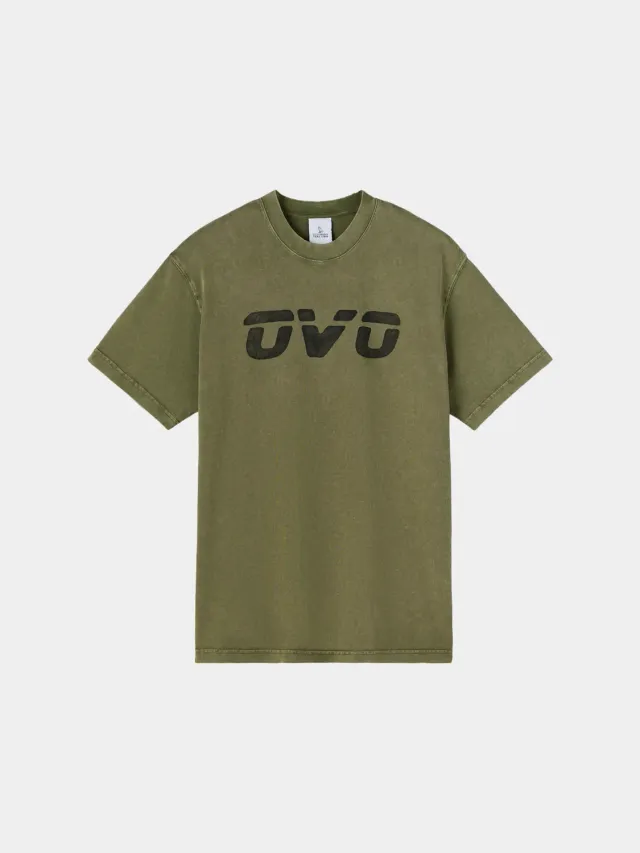 Alpha Industries OVO Garment Dye tricou negru bumbac