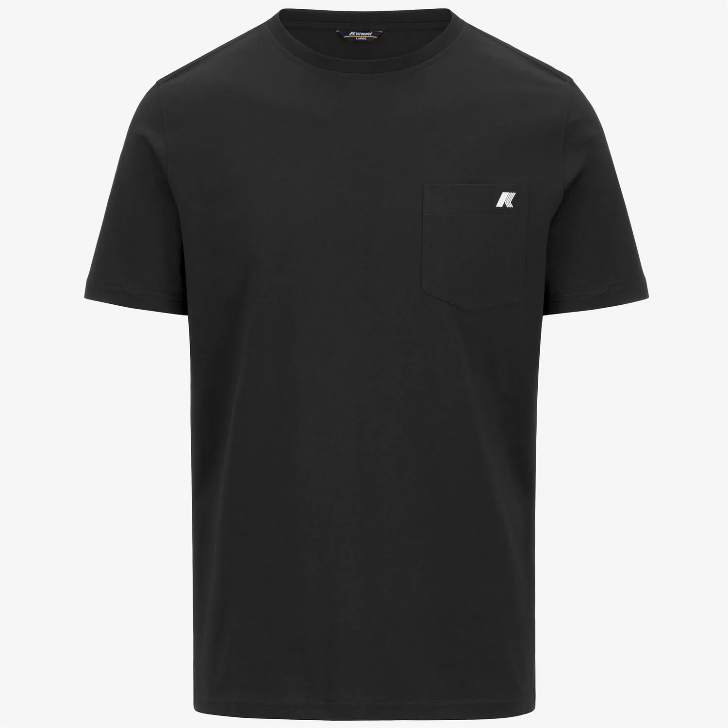 K-Way Sigur Jersey Slim tricou bumbac negru slim