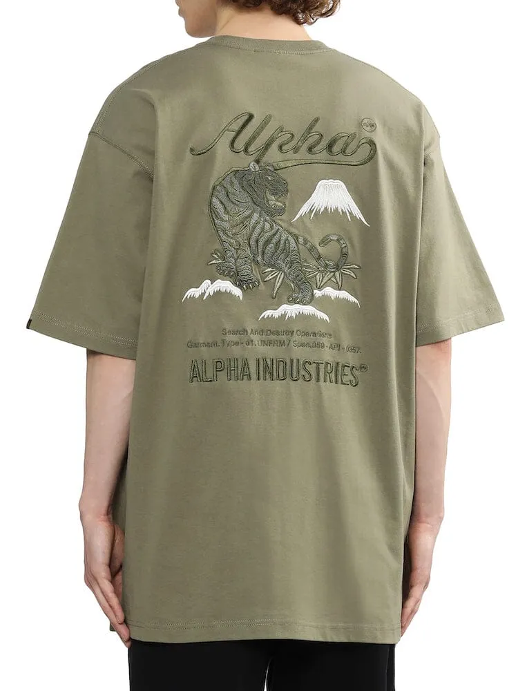Alpha Industries UNFRM Tiger tricou kaki bumbac