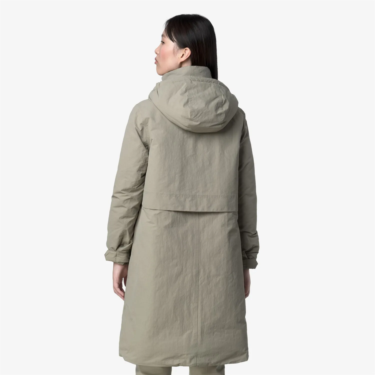 K-Way Kalisha Warm Cotton palton dama verde calduros
