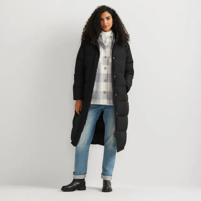 Eddie Bauer Ketchum Down palton dama Negru puf 650