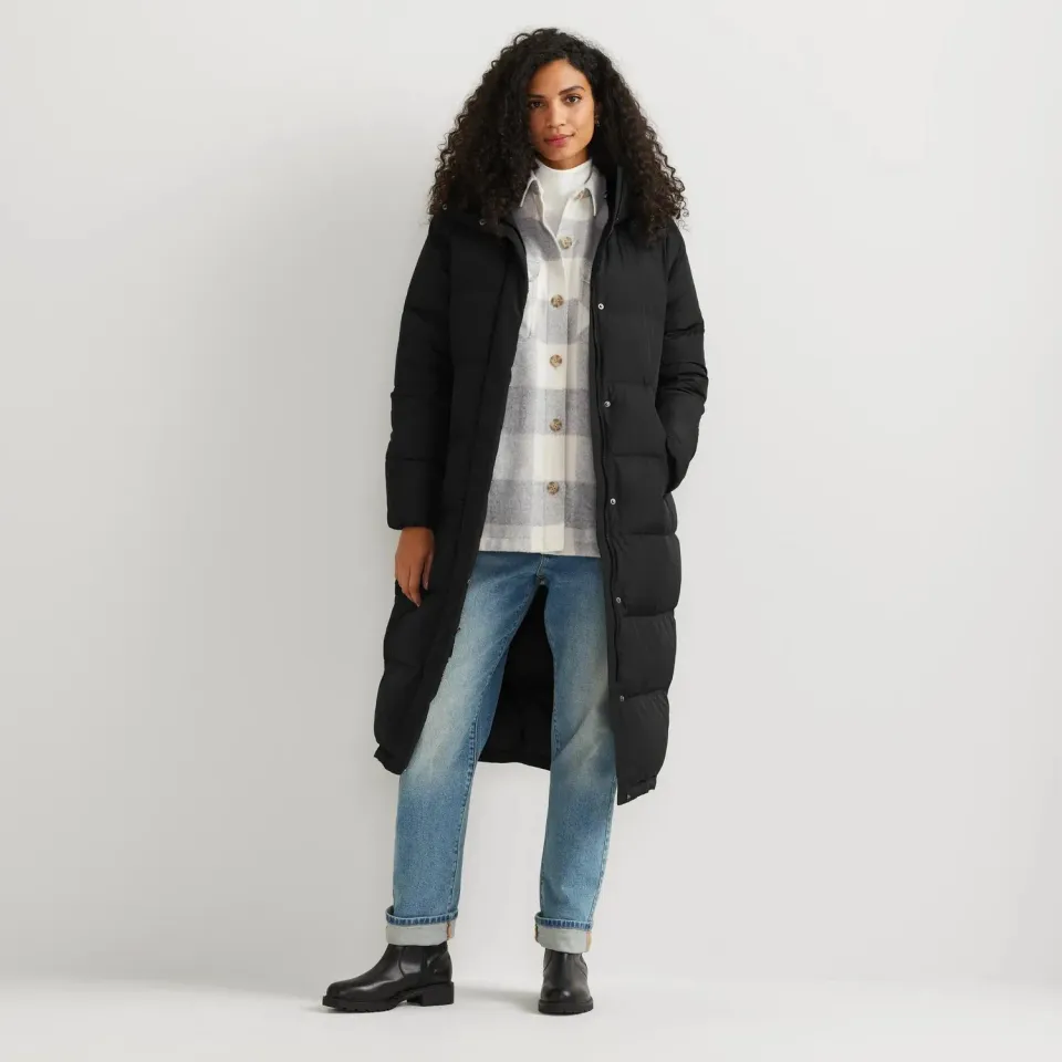 Eddie Bauer Ketchum Down palton dama Negru puf 650