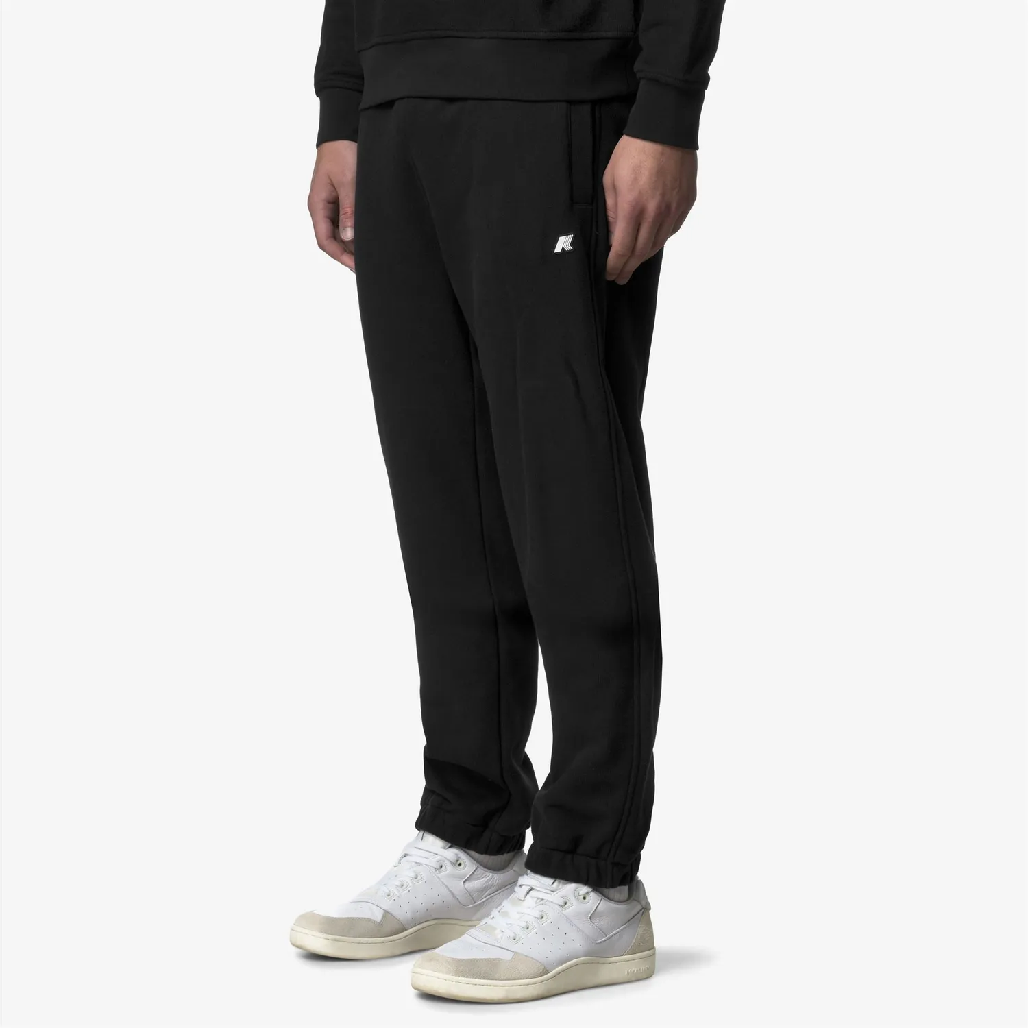 K-Way Mickyel Heavy Fleece pantaloni barbati negri grosi