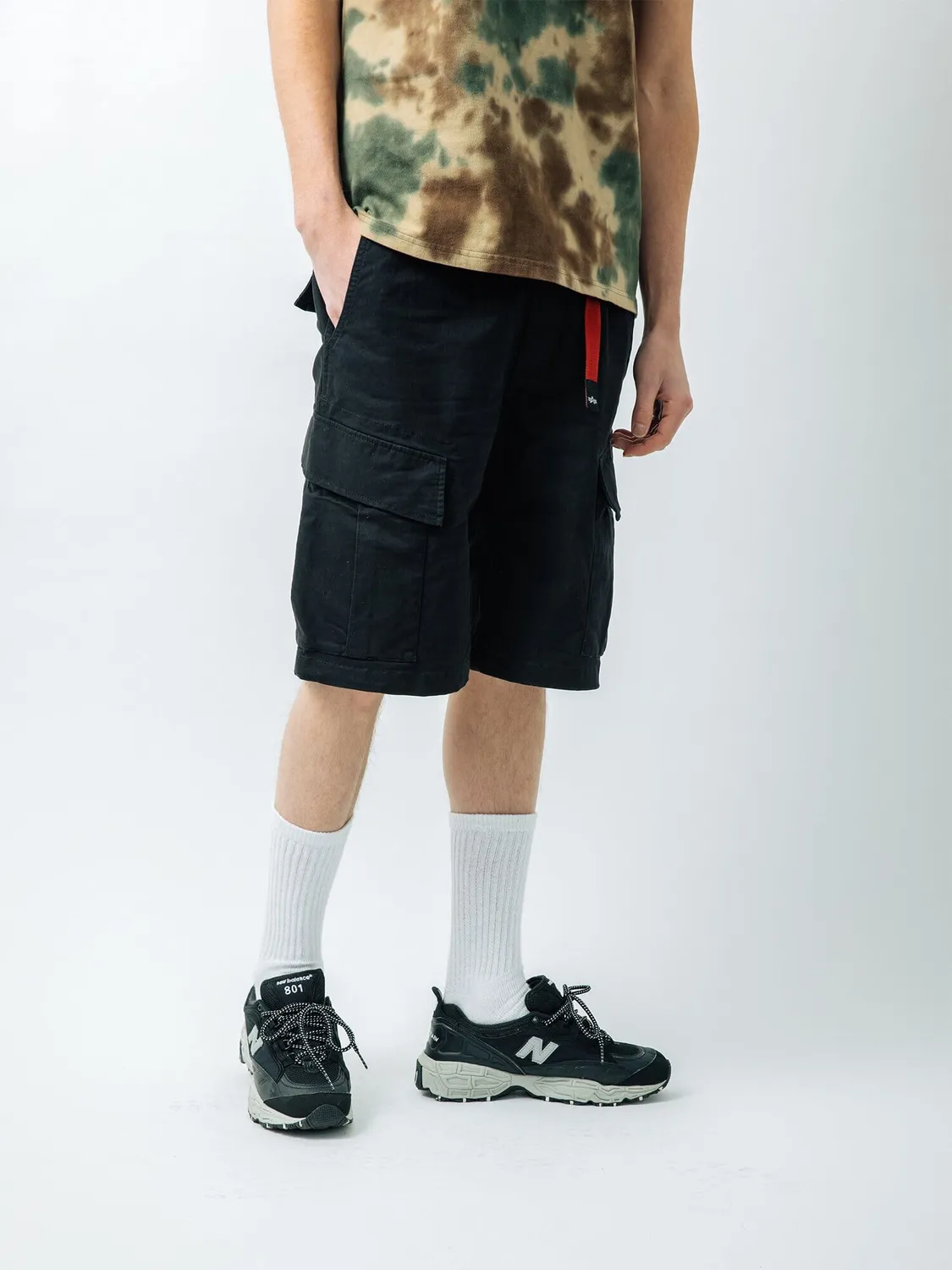 Alpha Industries Gramicci Jungle Cargo Short pantaloni scurti Negru ripstop