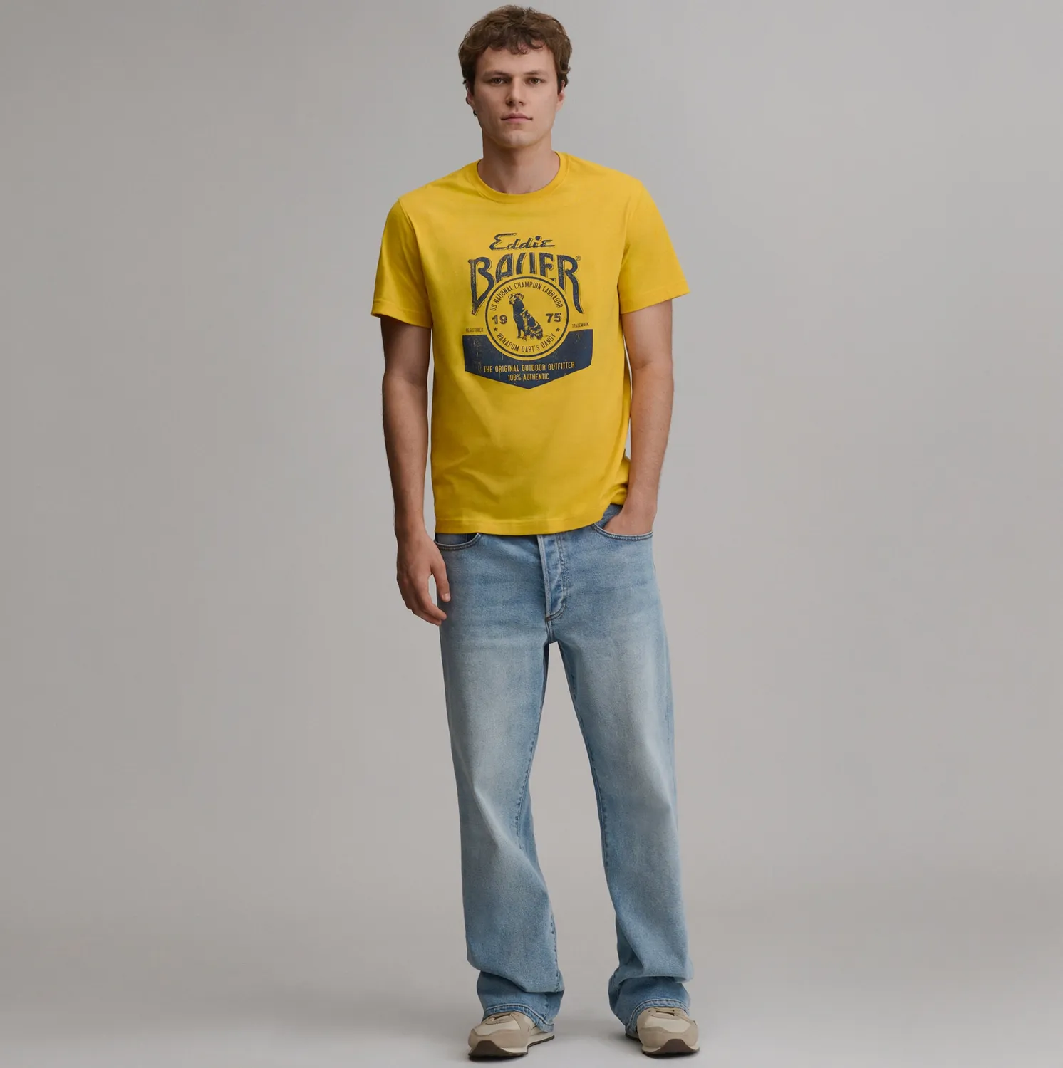 Eddie Bauer EB Champion Lab tricou Dijon bumbac