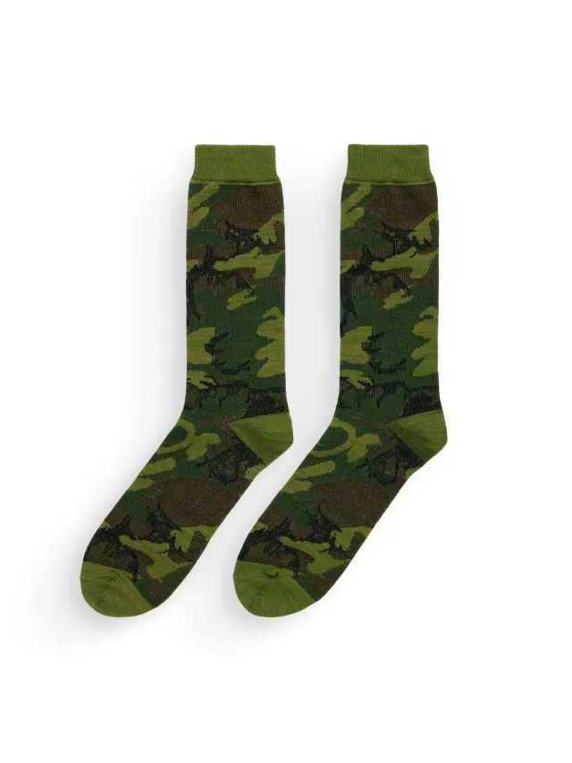 Alpha Industries Anonymous Ism sosete woodland camo bumbac