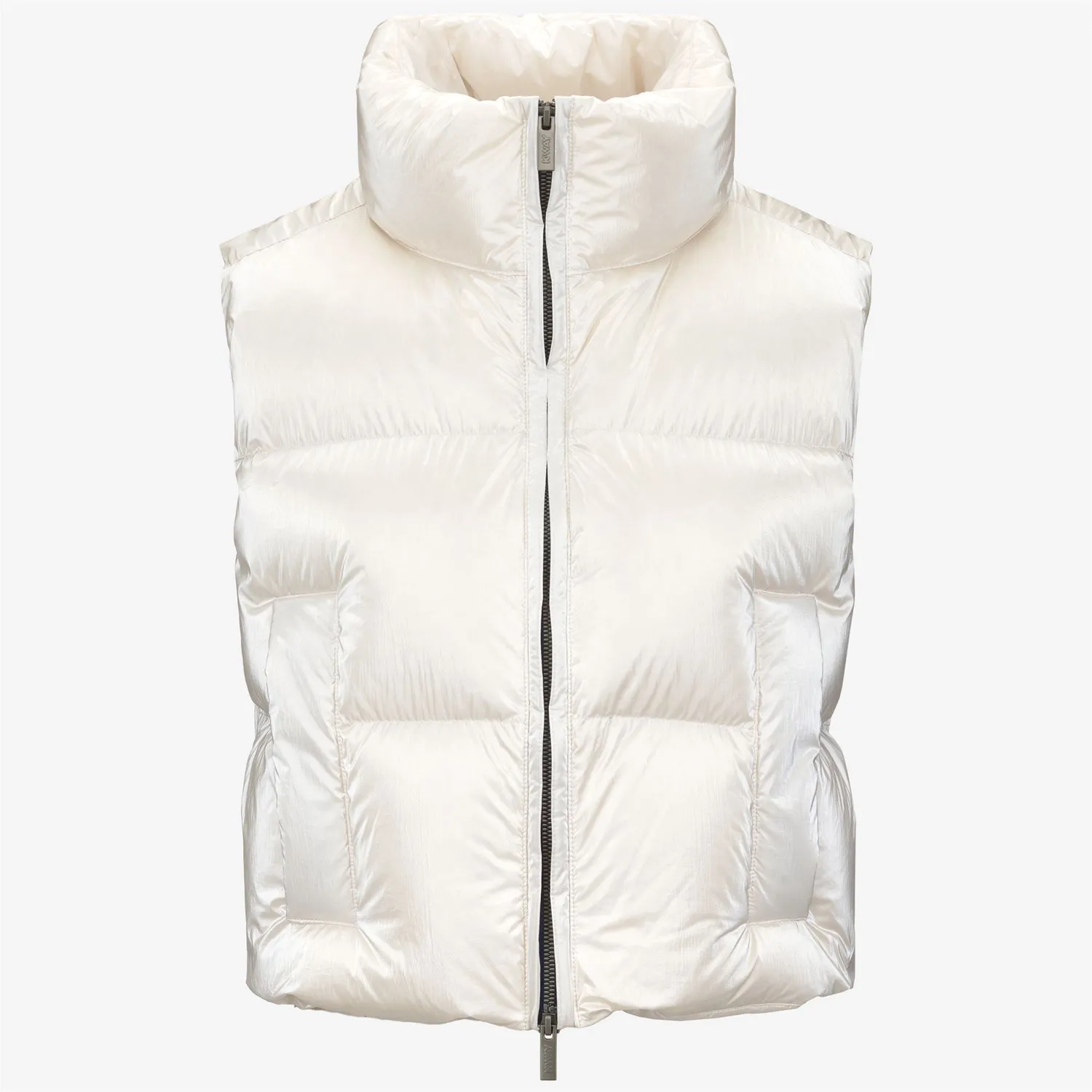 K-Way Thille Thermo Pearly vesta dama alba puf natural