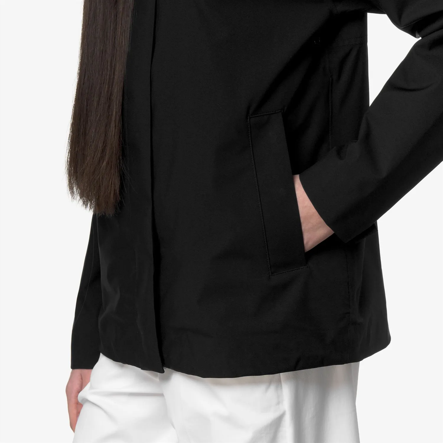 K-Way Rose Stretch 2L geacă damă negru impermeabilă