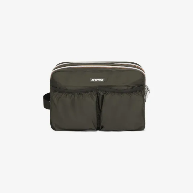 K-Way Albas beauty case verde impermeabil 18.5 cm