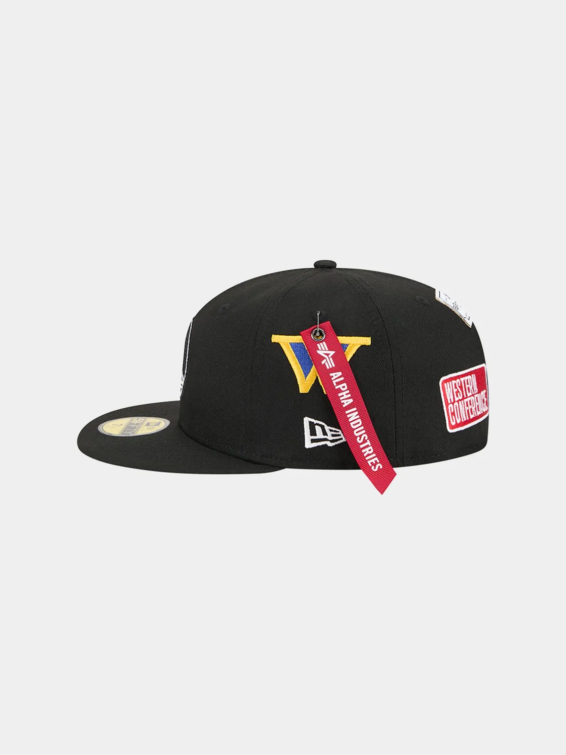 Alpha Industries Golden State Warriors 59Fifty șapcă neagră fixă