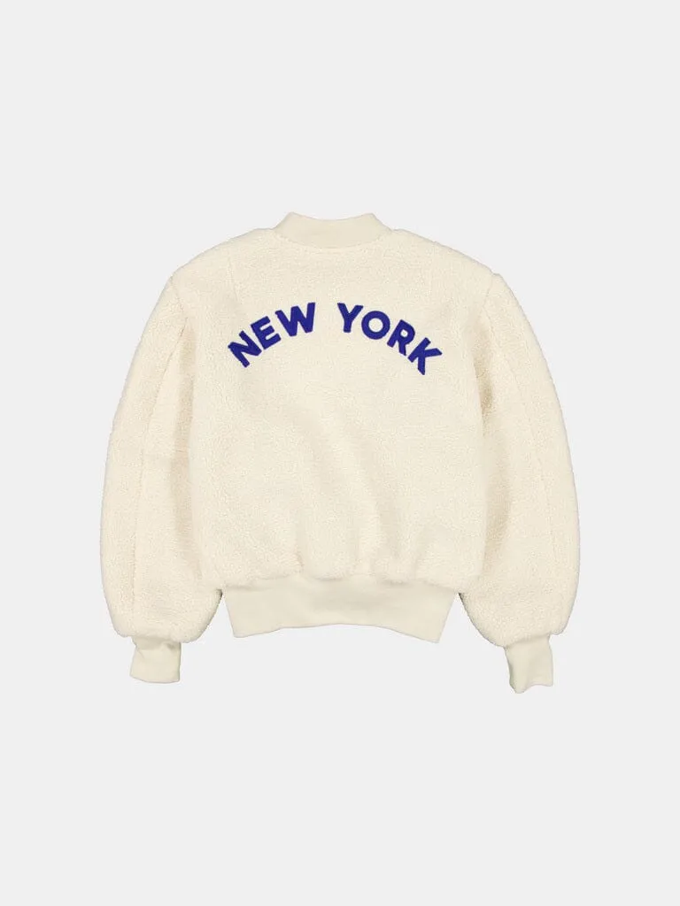 Alpha Industries Mets MA-1 Sherpa geaca dama crem