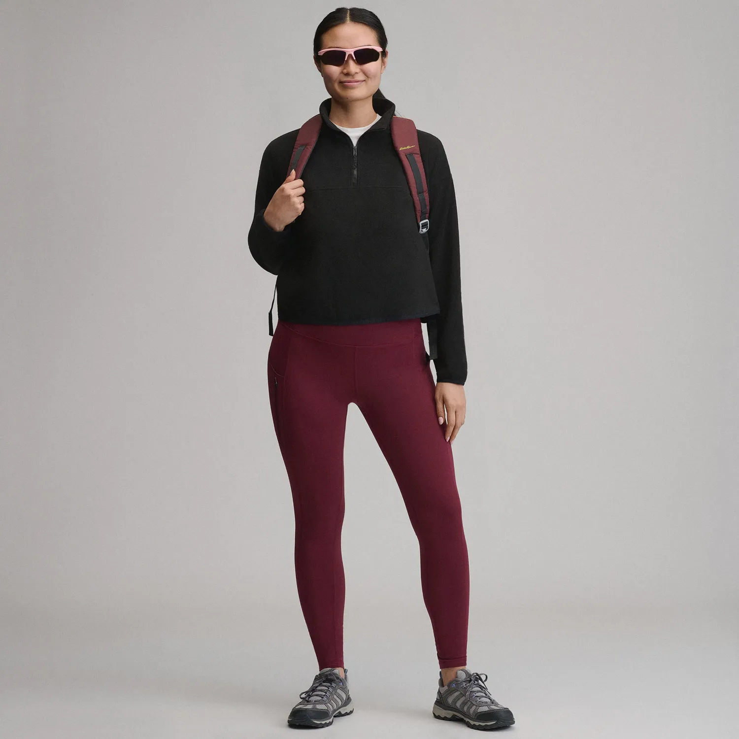 Eddie Bauer Quest 2.0 bluză polar damă Neagră antipilling