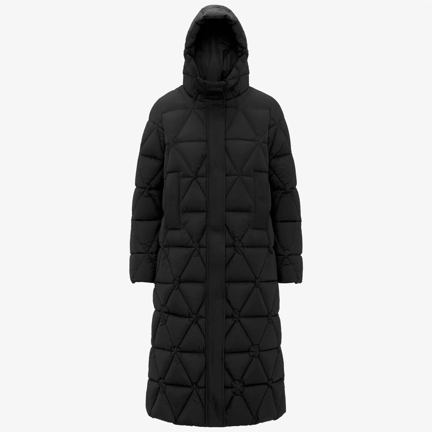 K-Way Ruenne Thermo palton puf lung negru calduros
