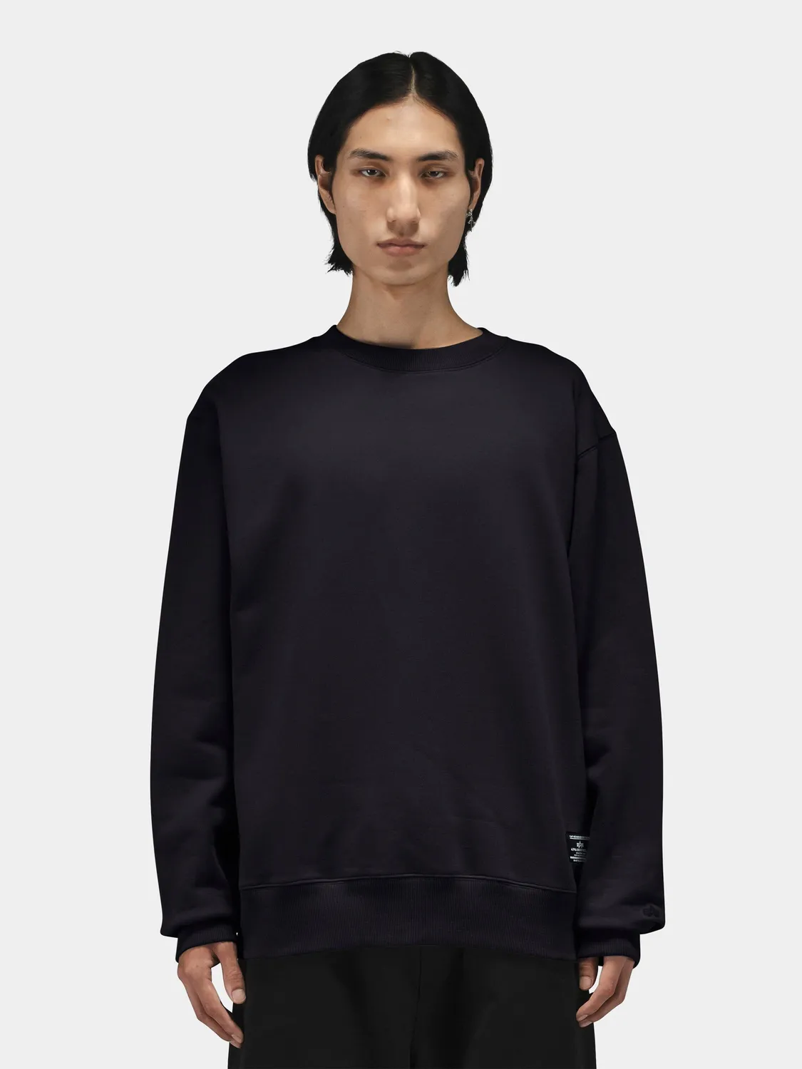 Alpha Industries Patched bluzon negru bumbac
