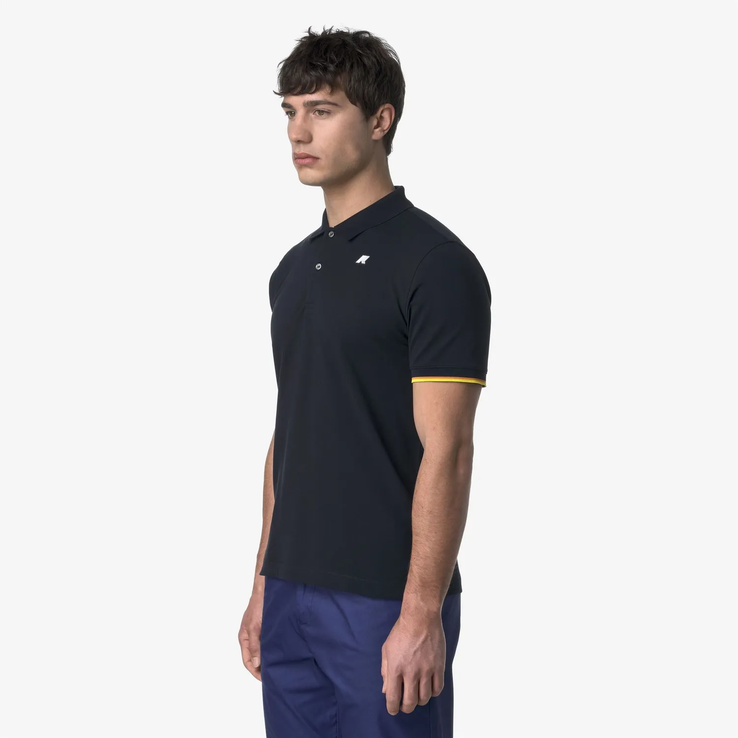 K-Way Vincent Pique Slim polo barbati albastru inchis
