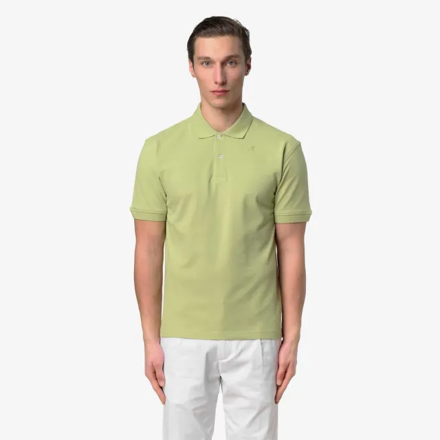 K-Way Simor Pique tricou polo bărbați verde