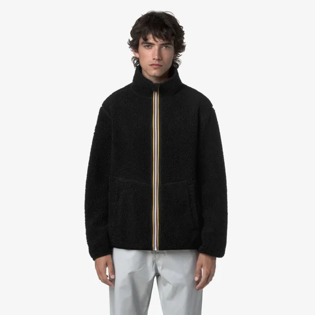 K-Way Pascal Sherpa Polar K3132PW geaca neagra reversibila