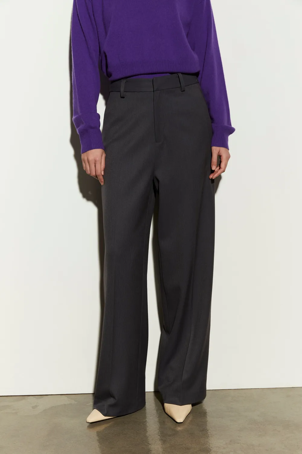 Isabelle Blanche pantaloni antracit XS croiti