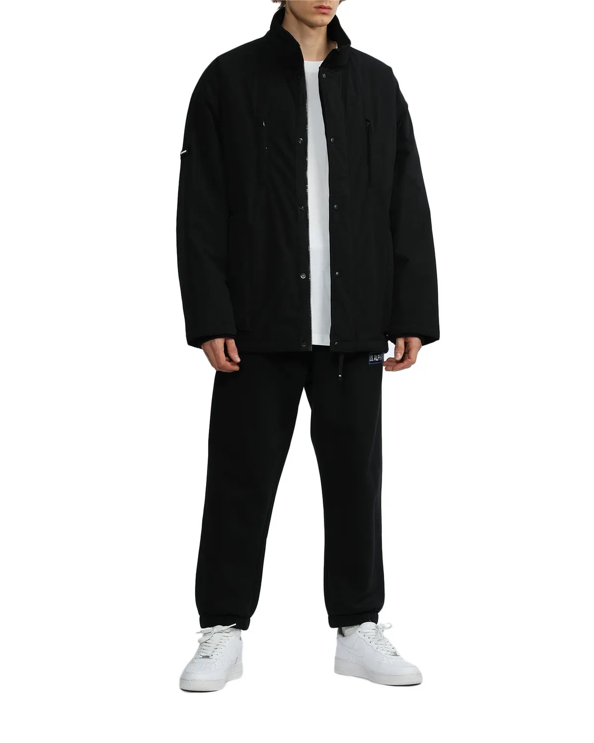 Alpha Industries UNFRM Takibi geaca neagra ripstop usoara