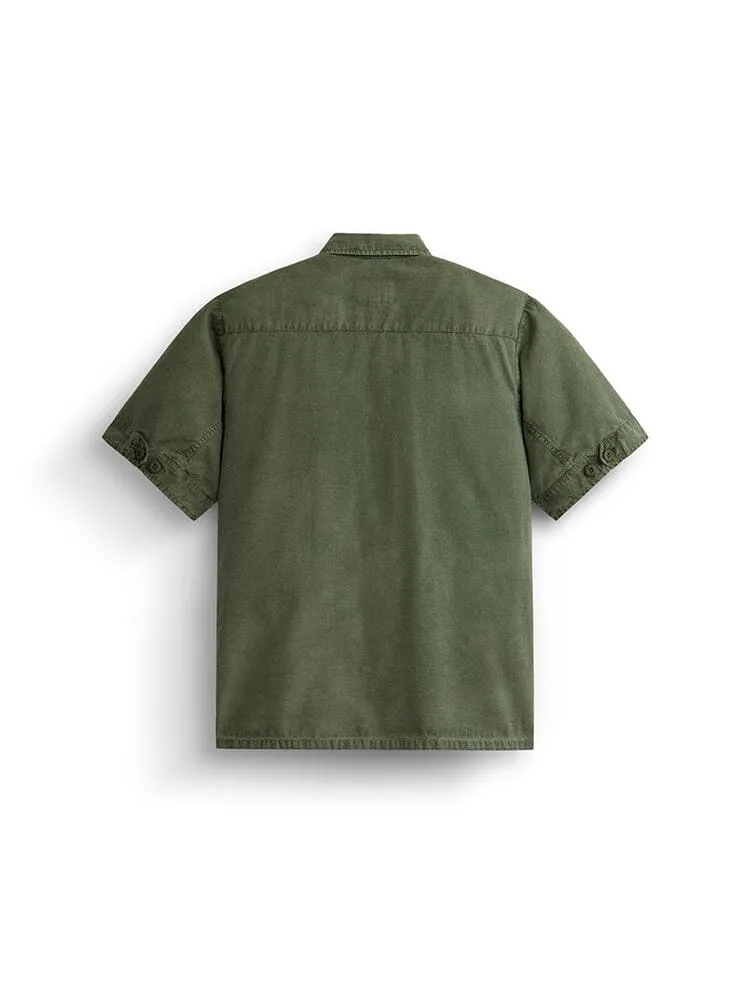 Alpha Industries SS Fatigue camasa verde bumbac