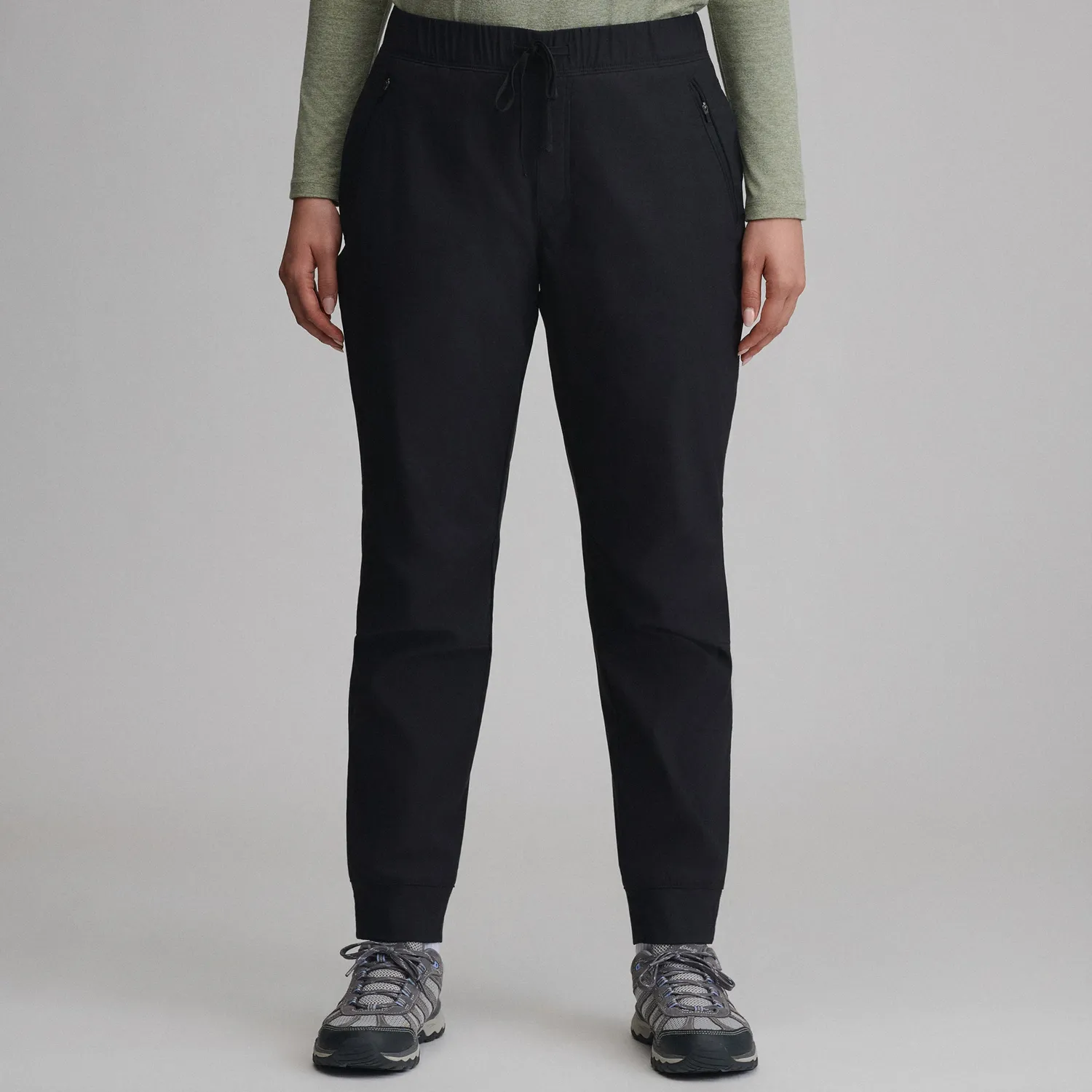 Eddie Bauer Rainier Jogger pantaloni Black fleece captuseala groasa