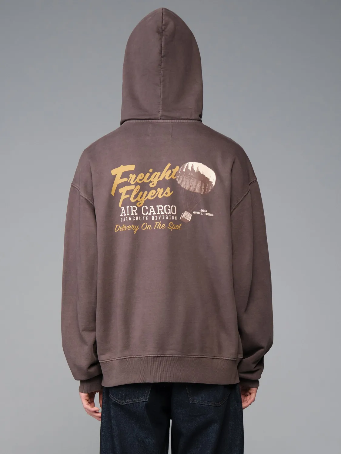 Alpha Industries Essential Freight hanorac maro Hickory bumbac