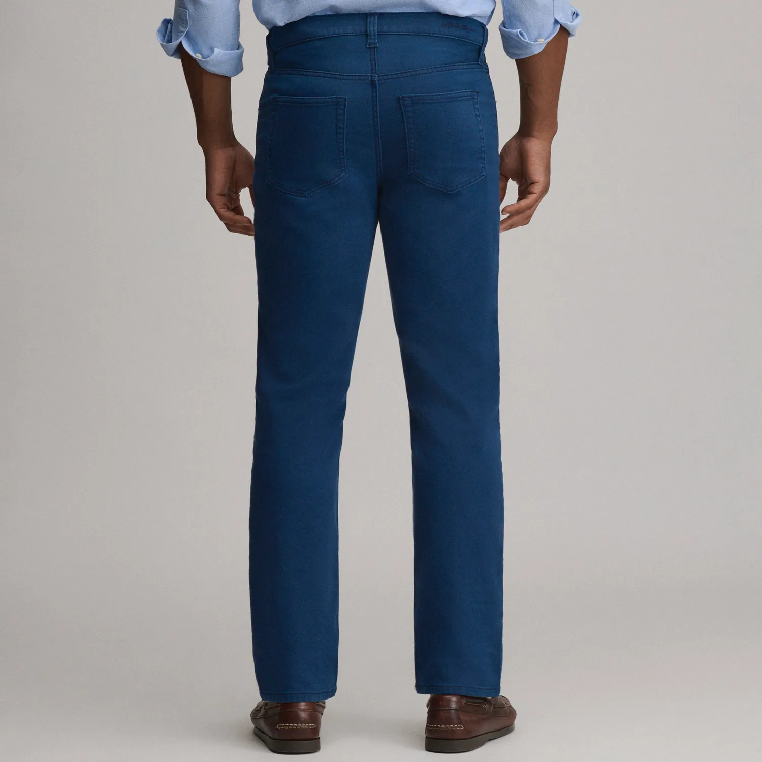 Eddie Bauer Stretch Terry 5-Pocket pantaloni stretch Dark Denim