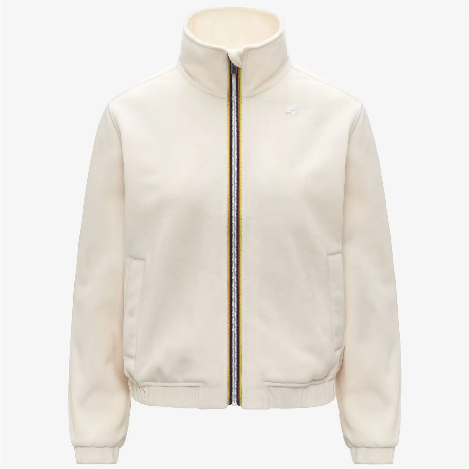 K-Way Viviette Velour Polar fleece dama alb calduros