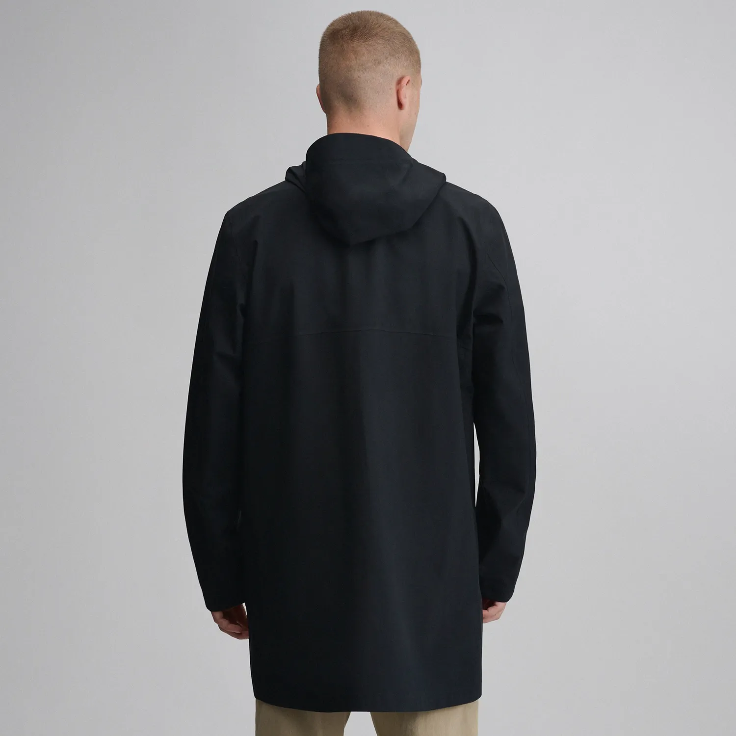 Eddie Bauer Oscillate 3L Trench palton barbati negru 3 straturi