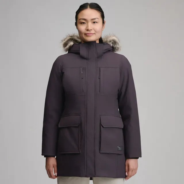 Eddie Bauer Superior Down parka dama Black puf