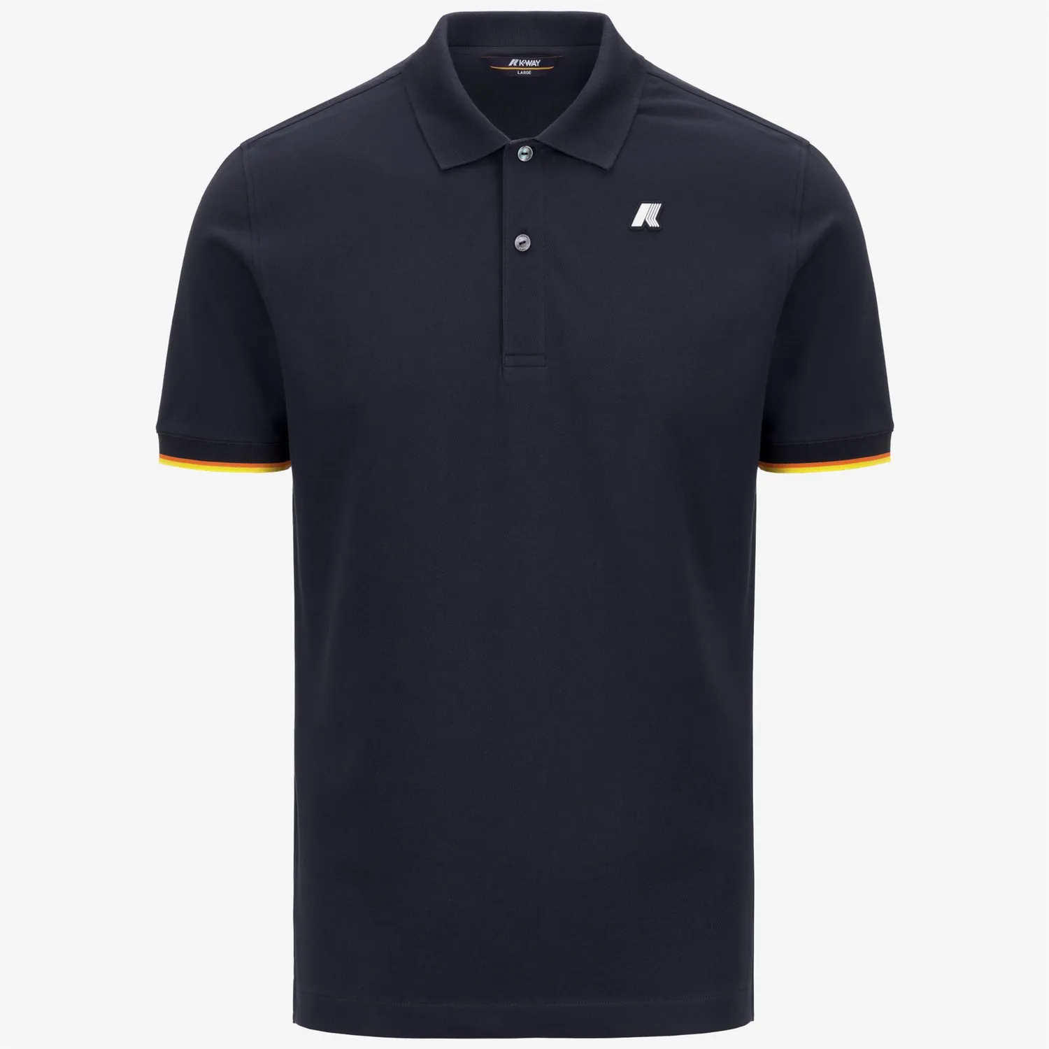 K-Way Vincent Pique Slim polo barbati albastru inchis