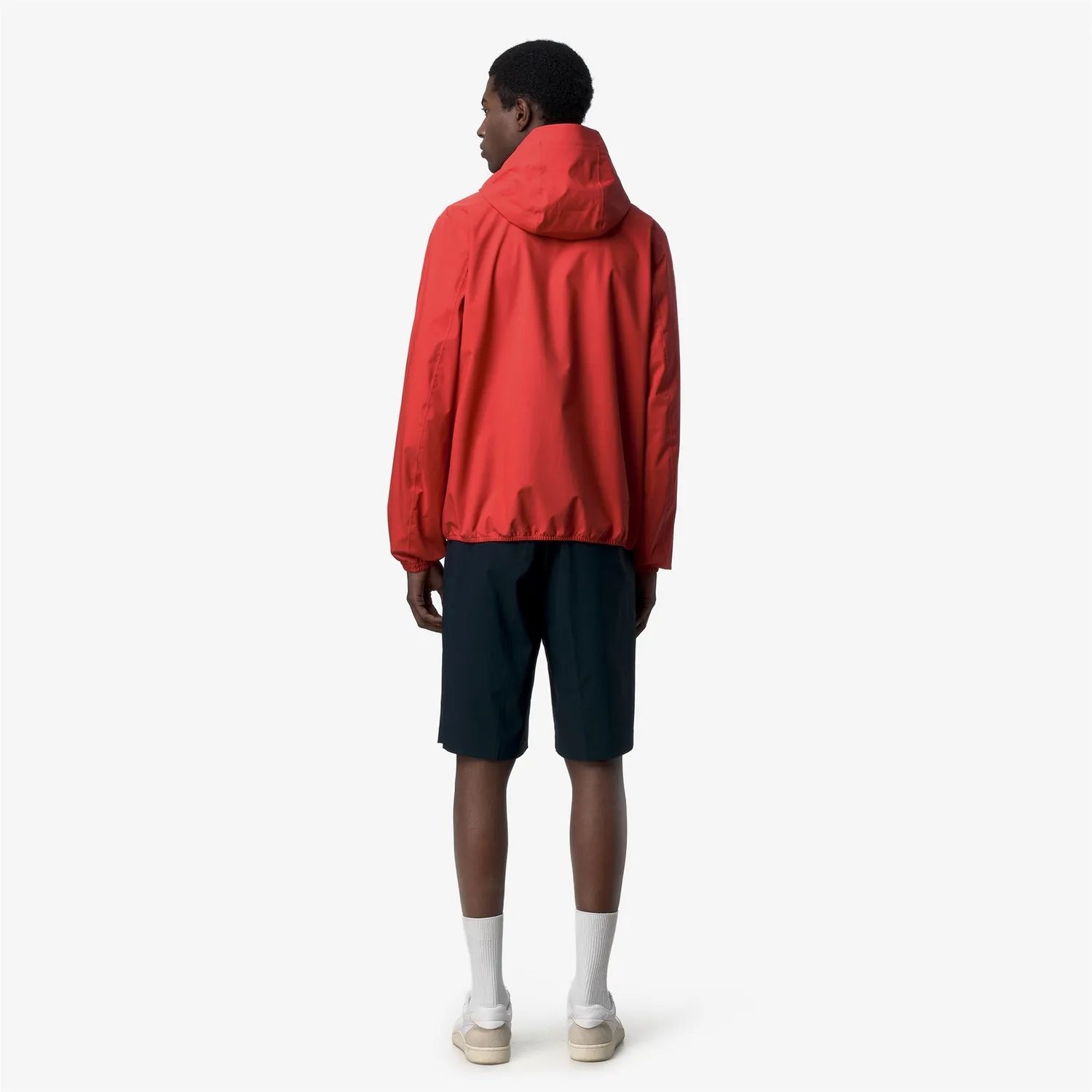 K-Way Jack Stretch Dot geaca scurta rosie impermeabila