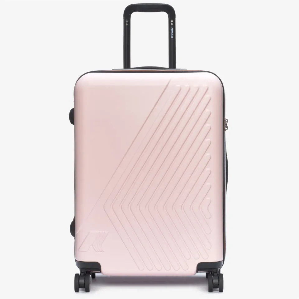 K-Way Eudoxieur troller mediu roz carcasa rigida 57L