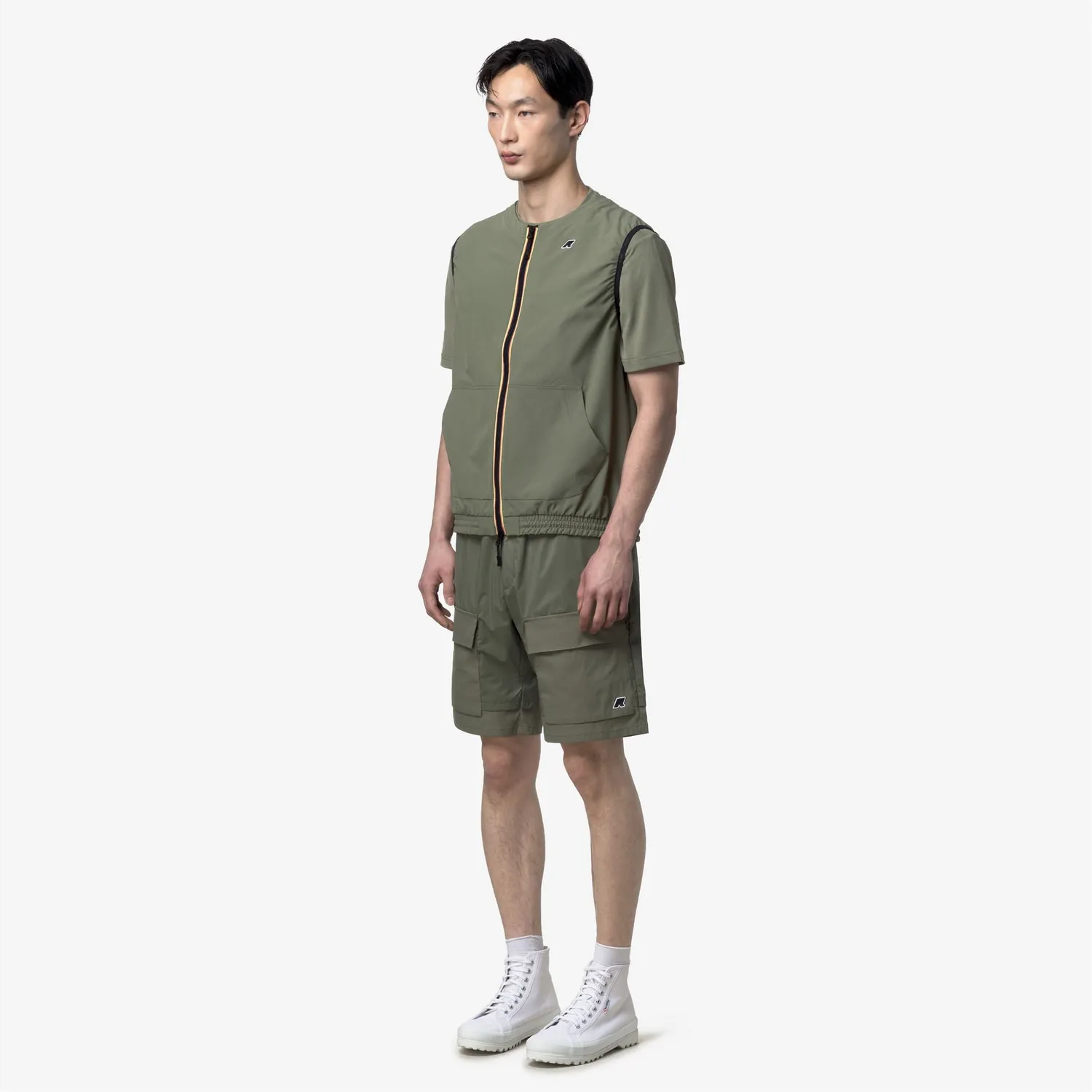 K-Way Sisel hanorac polar verde lichen