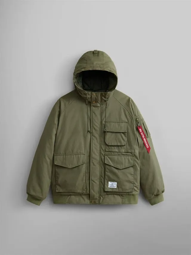 Alpha Industries MA-1 Hunting Mod geacă verde călduroasă