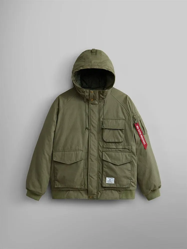 Alpha Industries MA-1 Hunting Mod geacă verde călduroasă