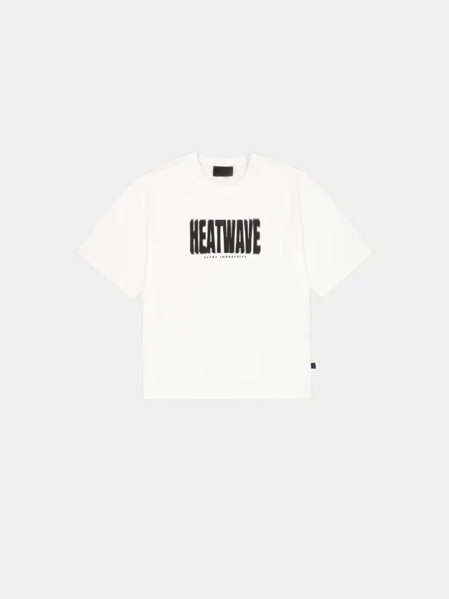 Alpha Industries Heatwave tricou bumbac alb negru