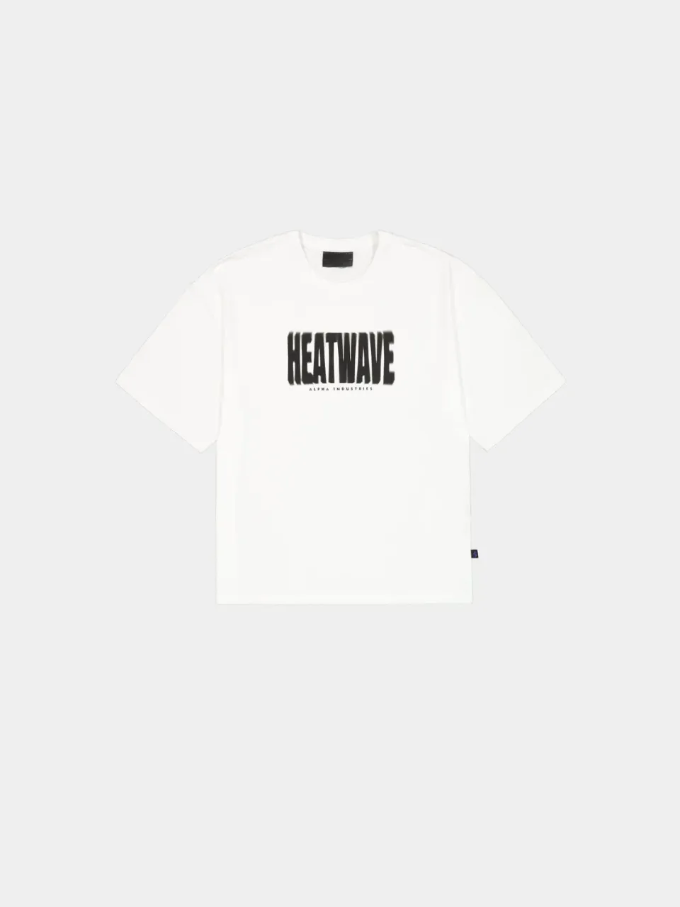 Alpha Industries Heatwave tricou bumbac alb negru