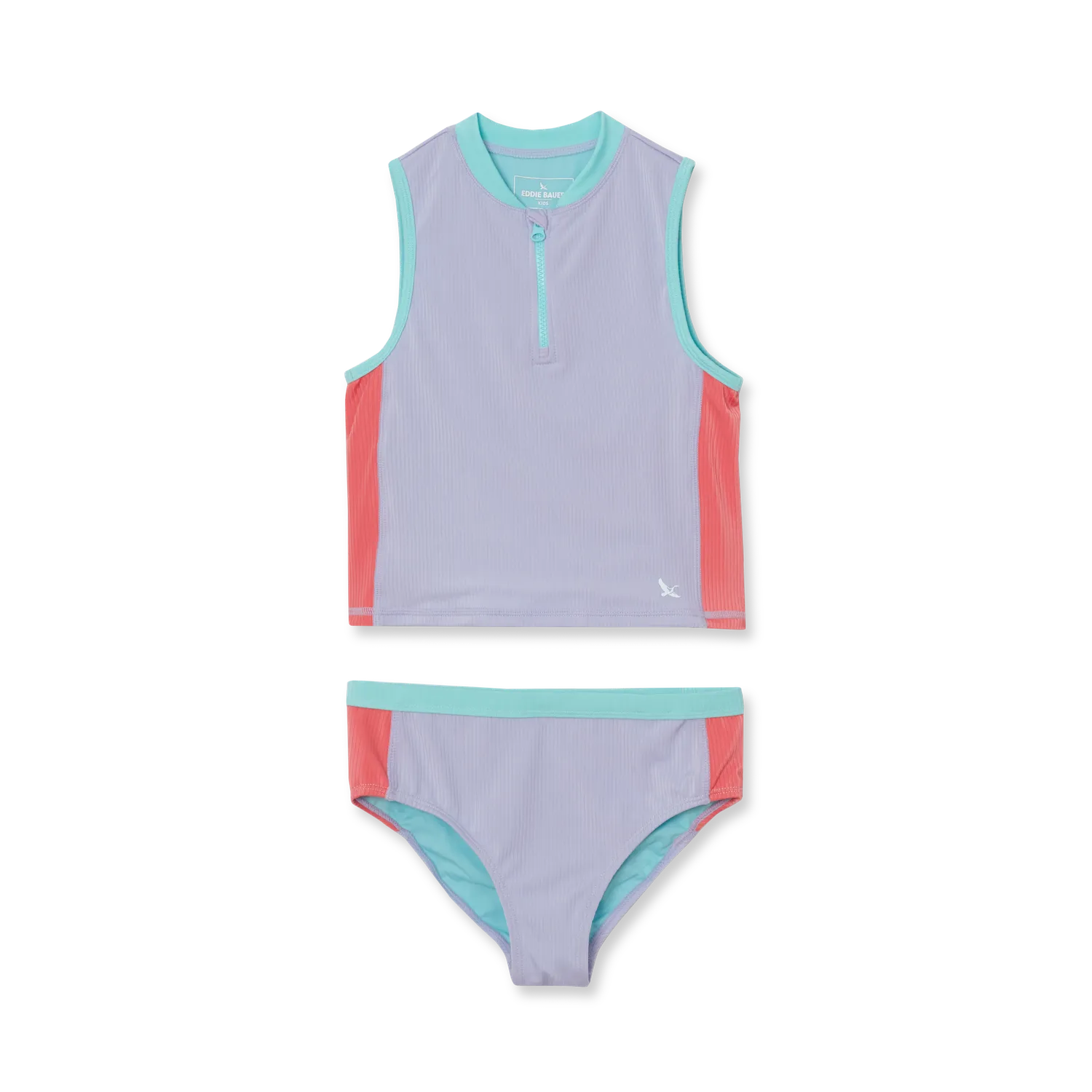 Eddie Bauer Sea Spray Tankini 2 piese fete Strawberry Moon UPF50+