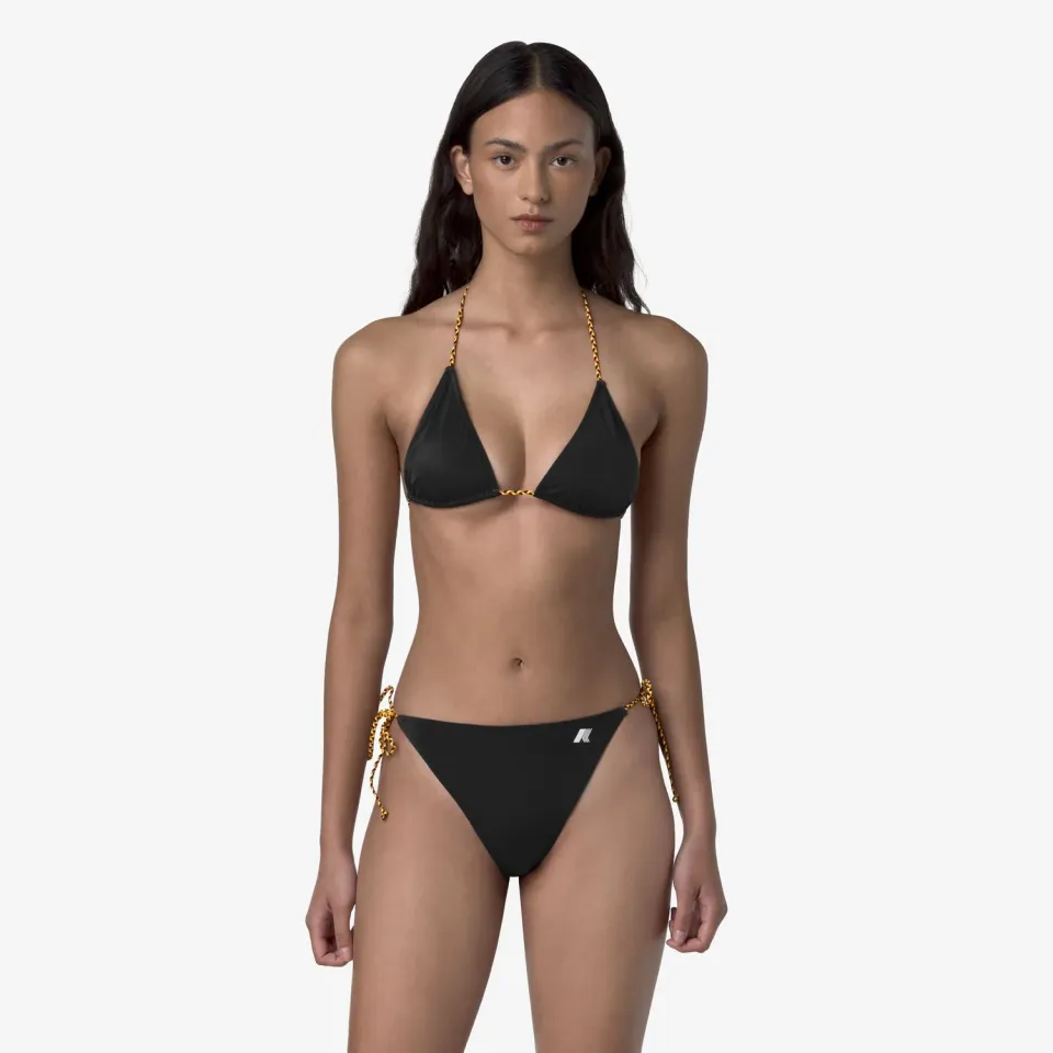 K-Way Etre Beach bikini femei negru cu șnur