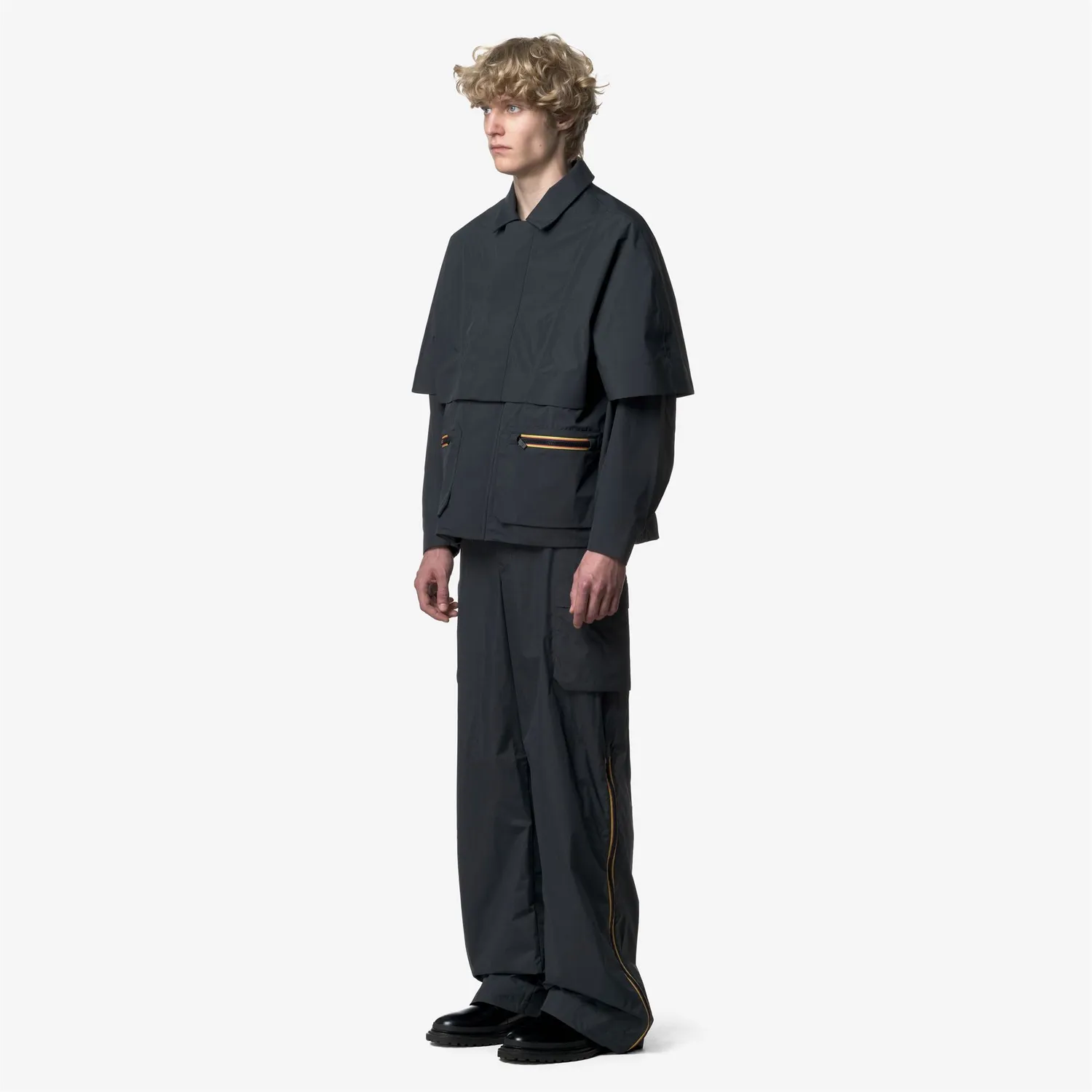 K-Way Claf 4.0 Wool geacă scurtă albastră impermeabilă