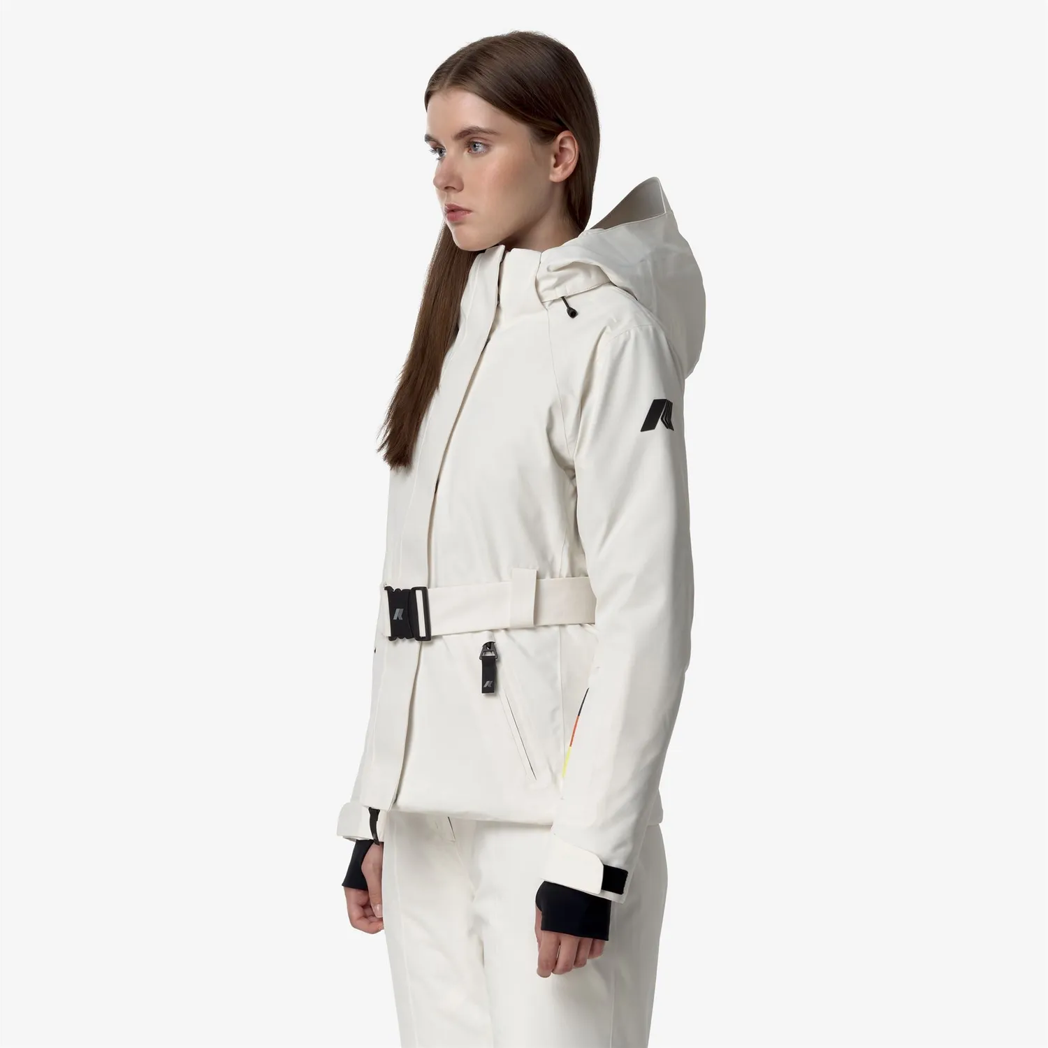 K-Way Chevril Microtwill 2L geaca dama alb ultra-calda
