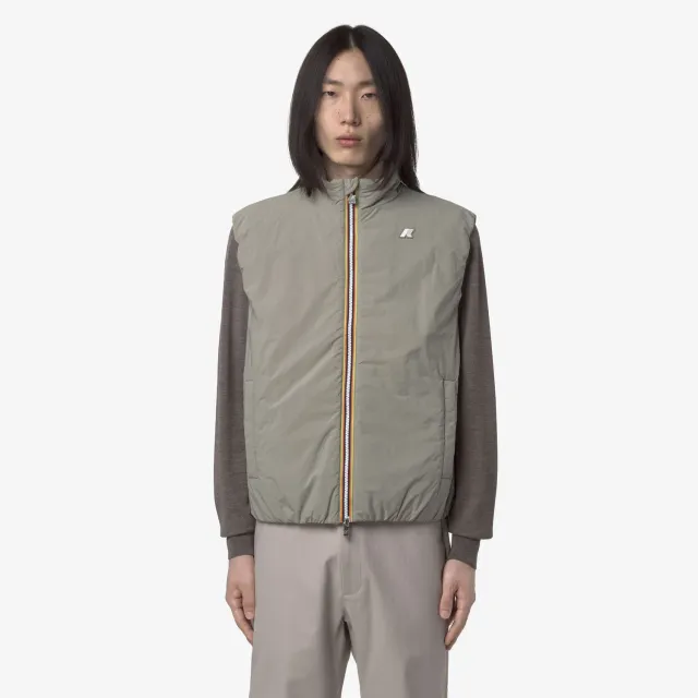 K-Way Valen Plain Warm vesta barbati verde calduroasa
